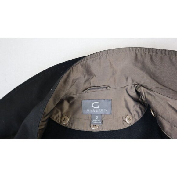 GALLERY - WOMEN'S BLACK HOODED JACKET WITH REMOVABLE LINER - SIZE S - Picture 11 of 11